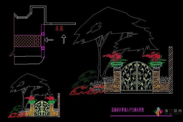 39套別墅私家花園景觀設計CAD免費送！！！